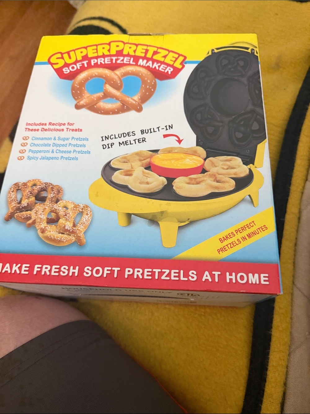 Soft Pretzel Maker - Yellow